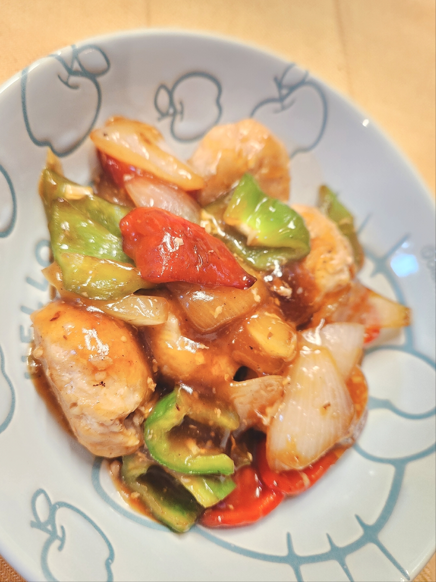 【おかず】肉団子と野菜の中華あん