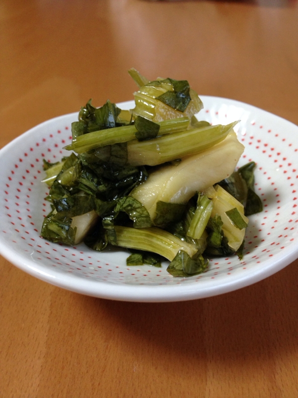 セロリの甘酢醤油漬け♪