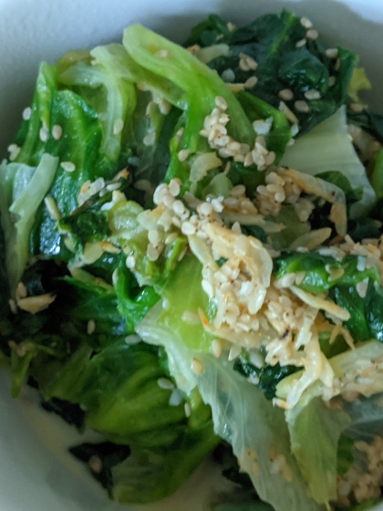 作り置き＆レタス大量消費☆レタスと干しあみ炒め