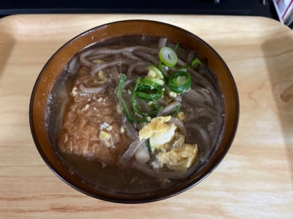 麺つゆでかけそば