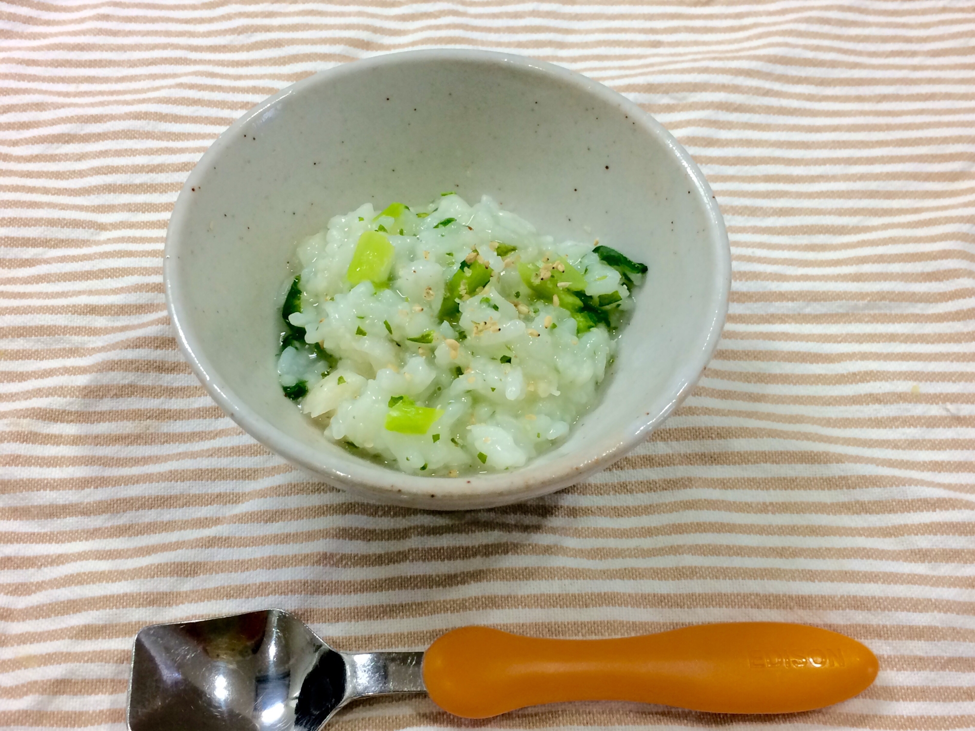 後期 風邪のときに タラとカブ葉のおかゆ レシピ 作り方 By Fujimon58 楽天レシピ