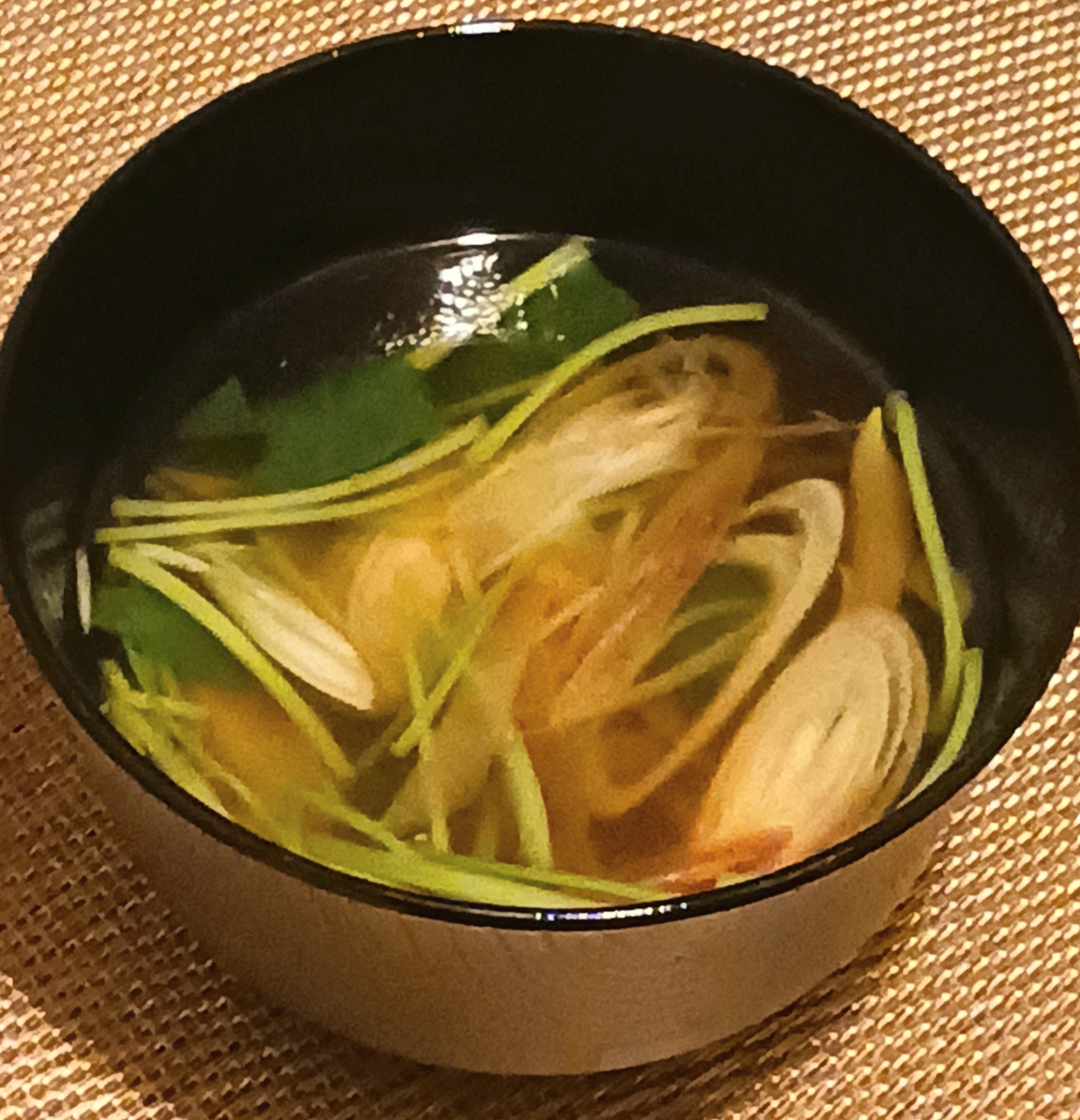 三つ葉とみょうがde☆基本のお吸い物