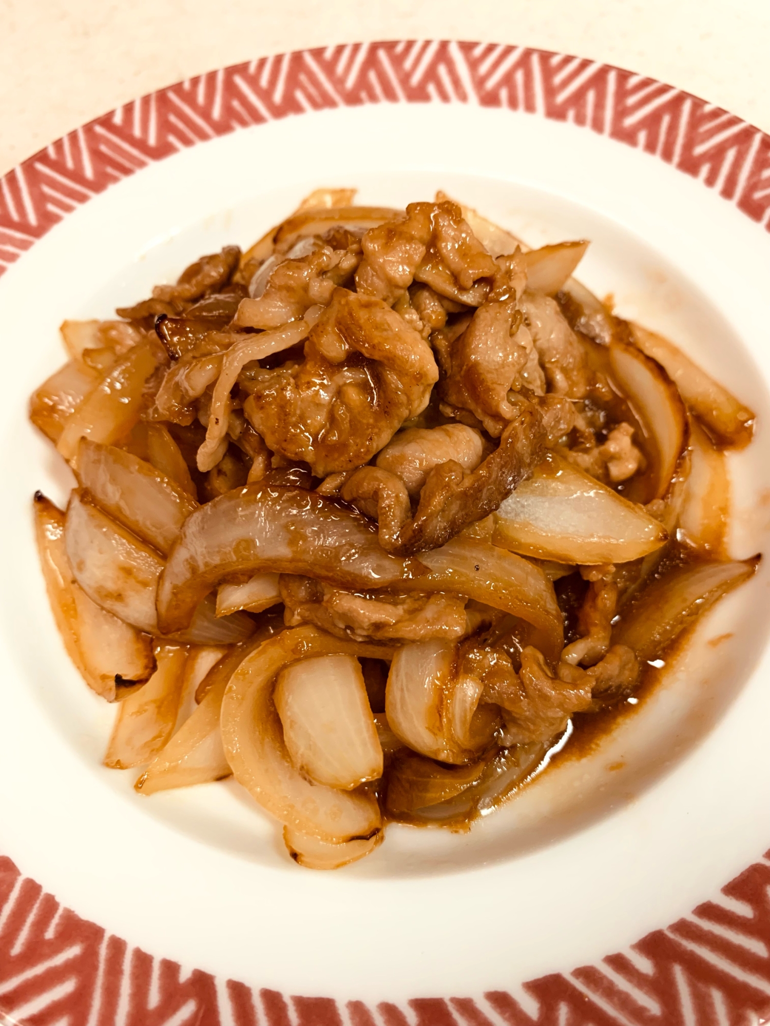 玉ねぎ多め⭐ココナッツシュガーで豚肉の生姜焼き