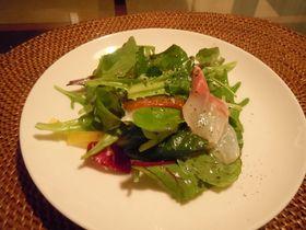 白身魚のカルパッチョ風サラダ