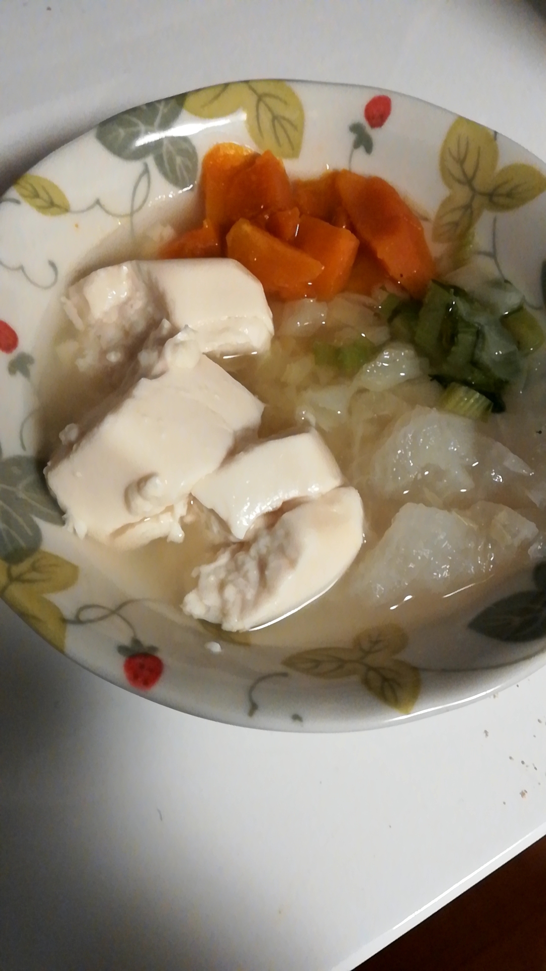 離乳食★豆腐とかぼちゃ小松菜オニオンスープ