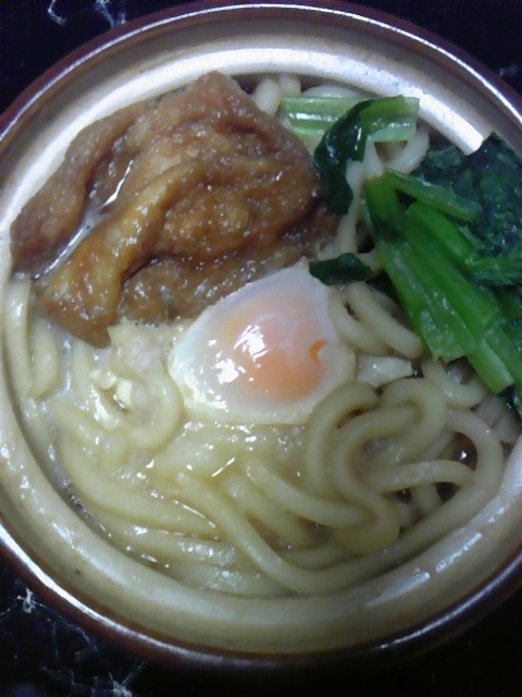 お餅いり鍋焼きうどん