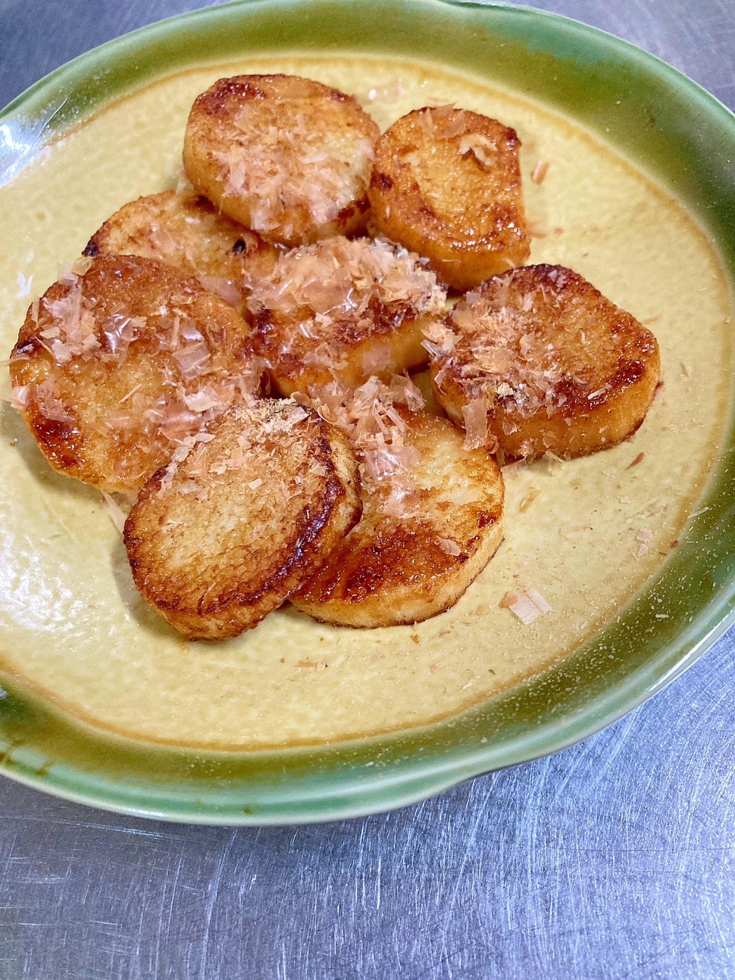 長芋ステーキ　焦がしバター醤油あじ