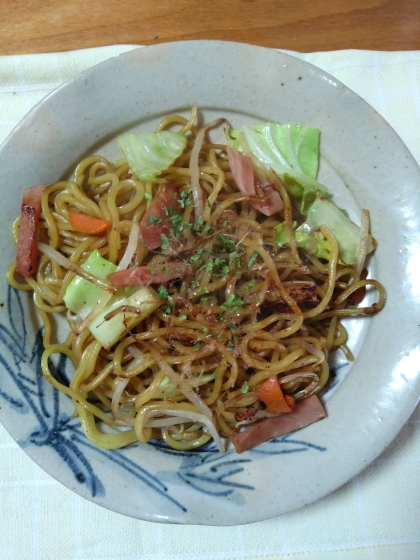 ふつーの焼きそば★減塩・低カリウム志向