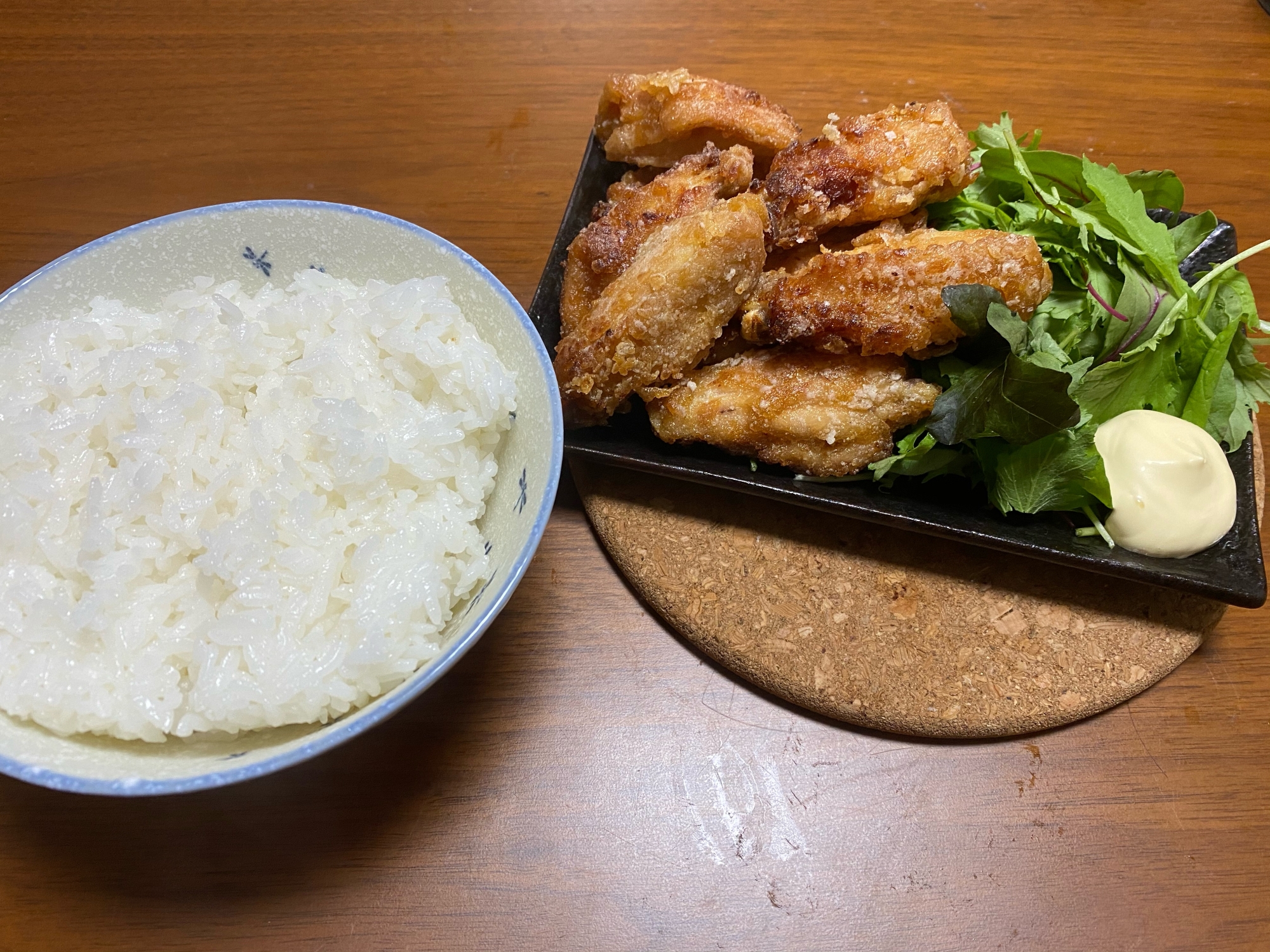 卵焼き用フライパンで作る唐揚げ