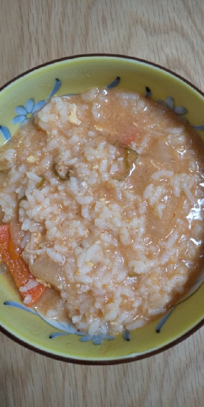 キムチ鍋の〆☆豆乳リゾット