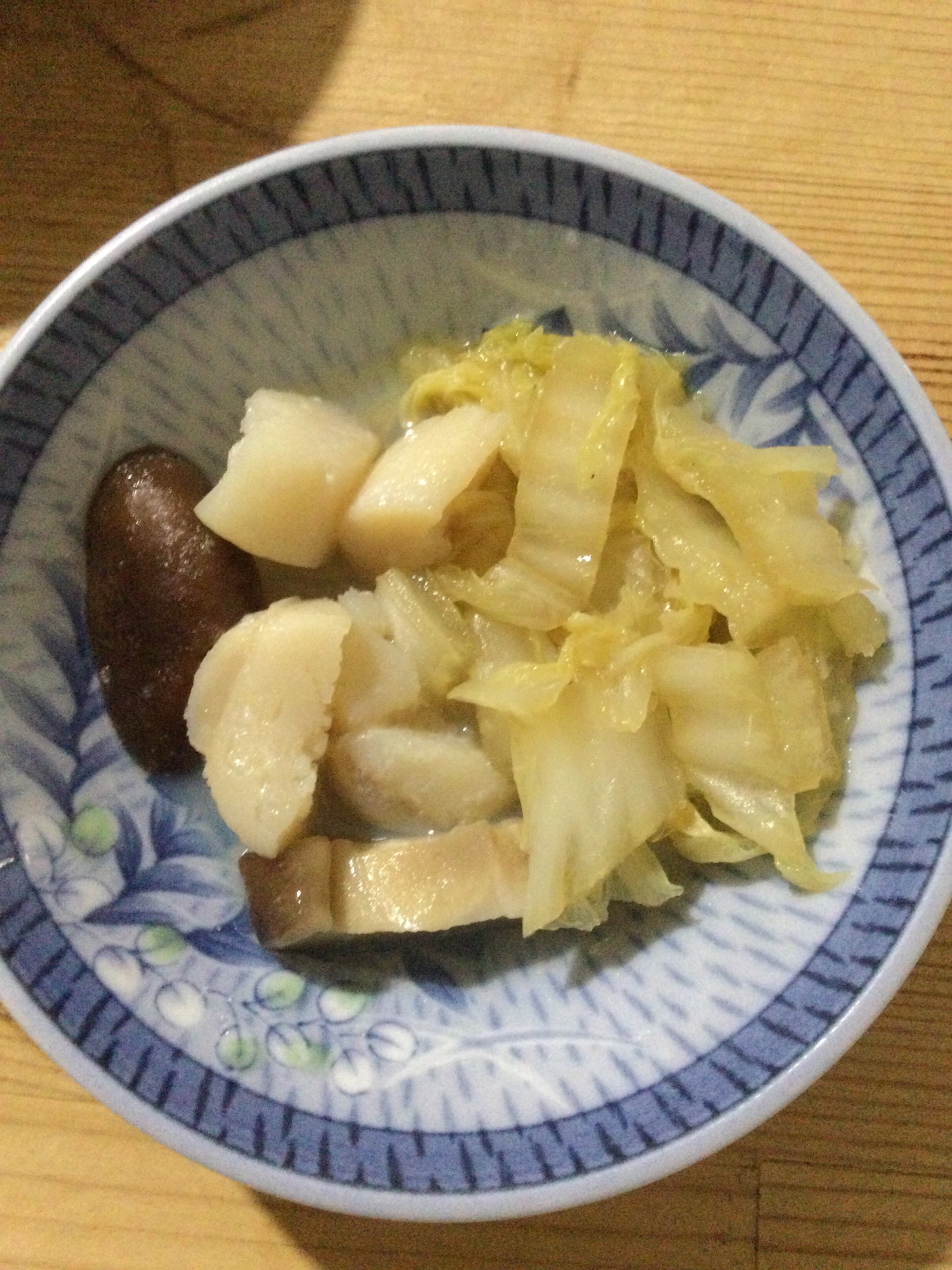 椎茸白菜ホタテ貝柱の煮物♪