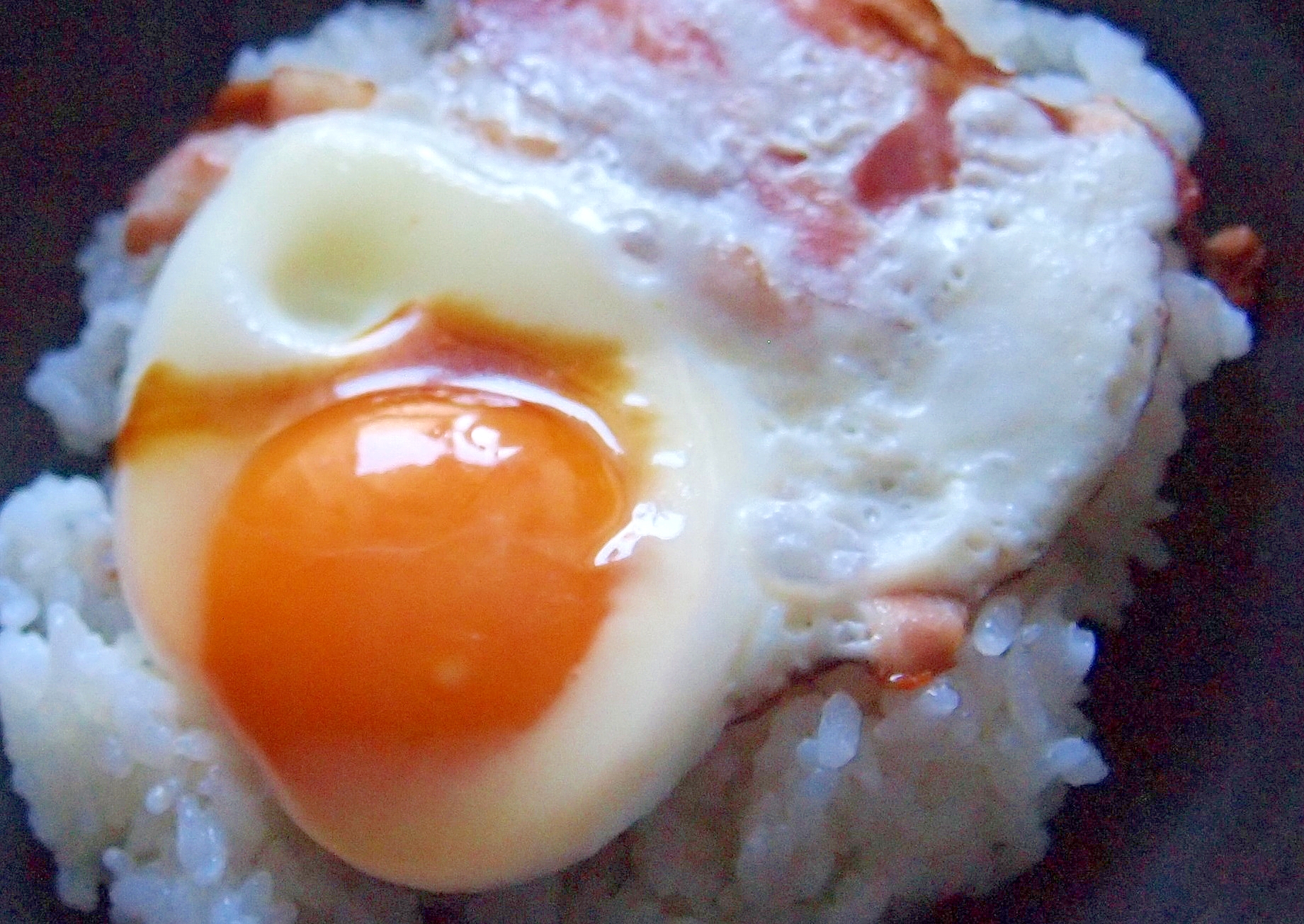バターベーコンエッグ丼 レシピ 作り方 By まるっとまる 楽天レシピ