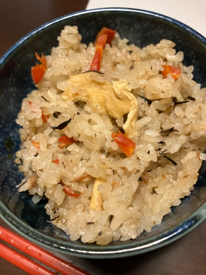 鶏ごぼうの炊き込みご飯♡