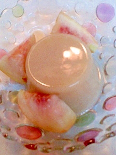 桃姫のミルクティープリン