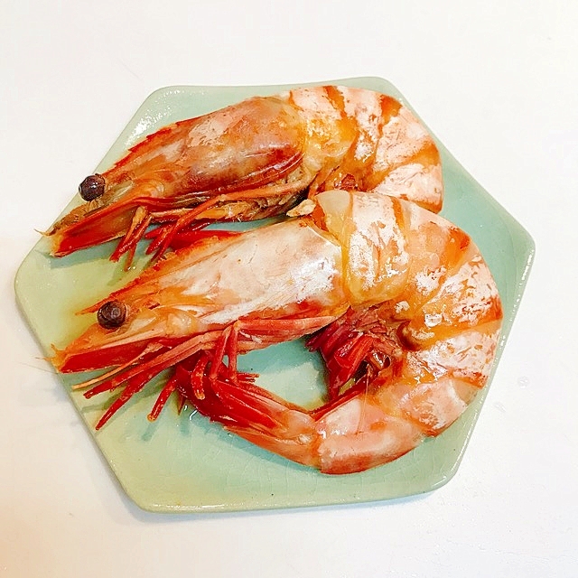 有頭海老の白だし煮 年お正月のおせちです レシピ 作り方 By Cu3 Conture 楽天レシピ