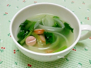 玉ねぎとほうれん草のコンソメスープ レシピ 作り方 By Momo 楽天レシピ 玉ねぎとほうれん草のコンソメスープ レシピ 作り方 By Momo 楽天レシピ