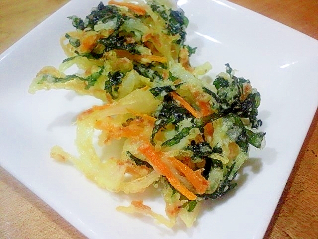 わかめかき揚げ