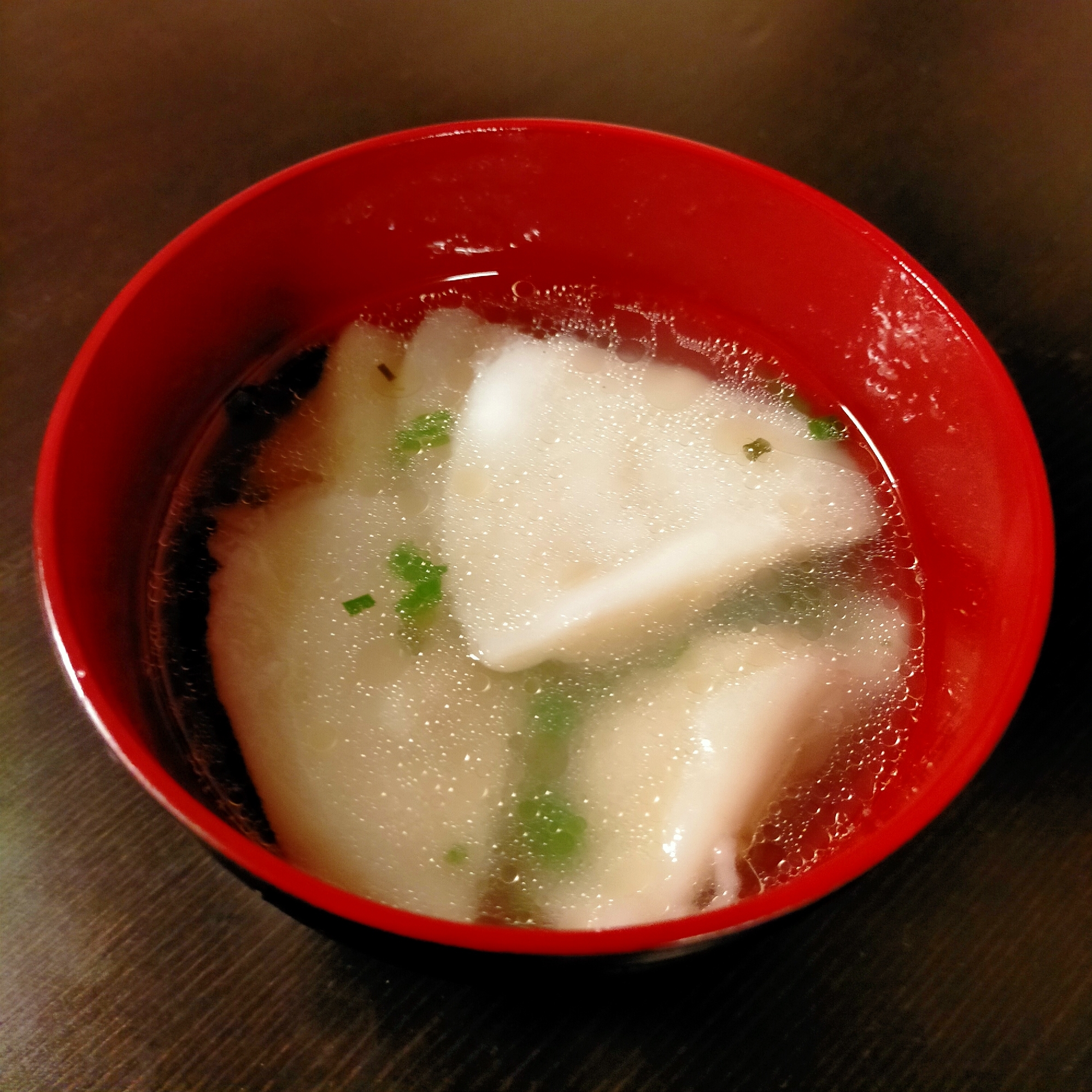 もっちもち水餃子スープ