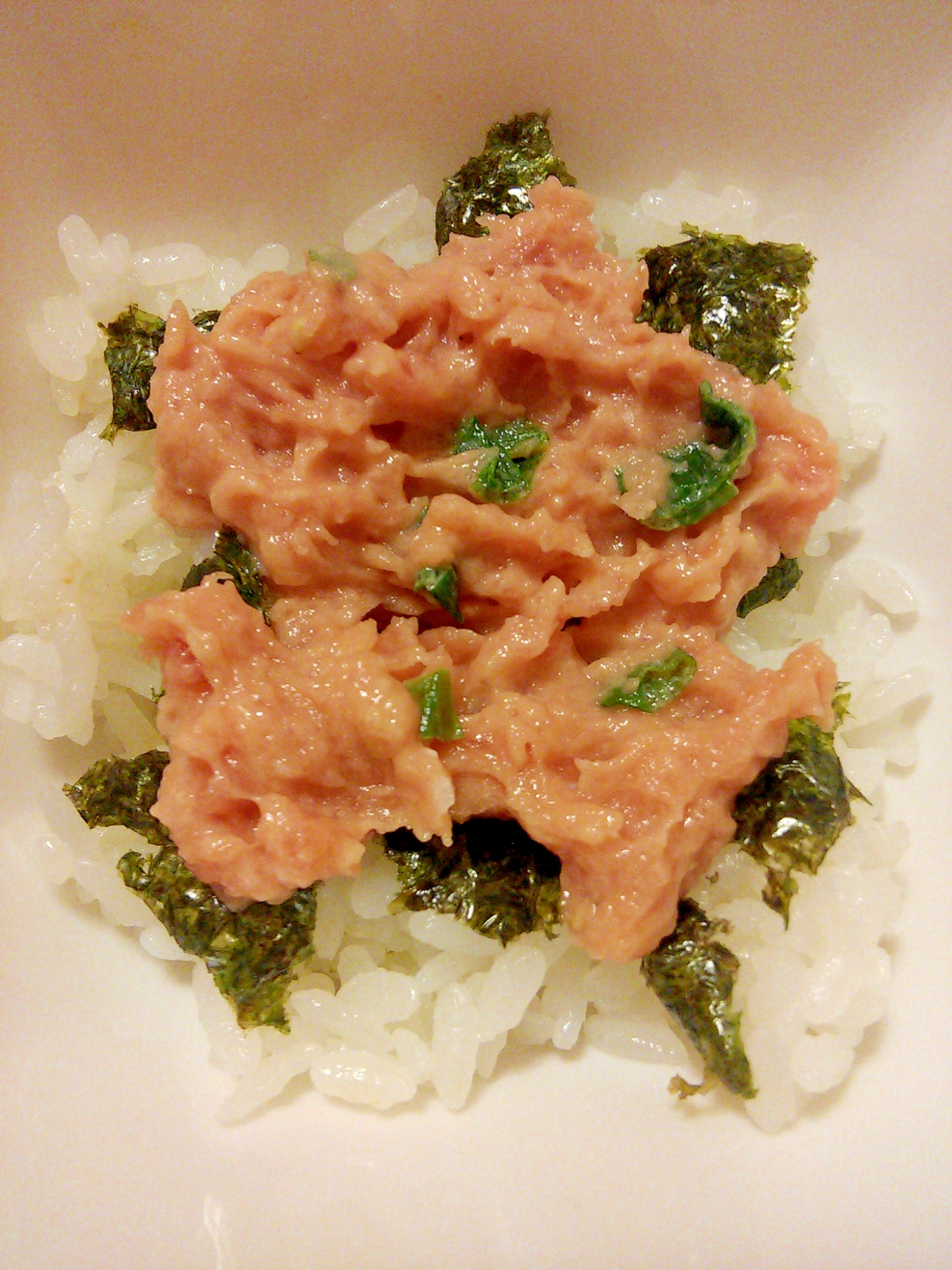 簡単 アレンジ マヨネーズと海苔のネギトロどんぶり レシピ 作り方 By みずたまsweet 楽天レシピ