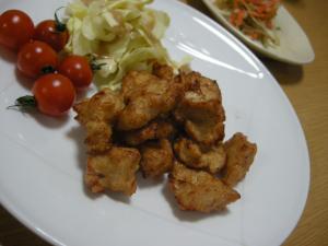 米粉でカリッ！鶏むね肉でヘルシー！唐揚げ☆