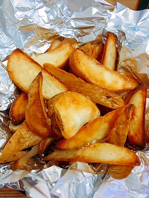 冷凍ポテトで 揚げないフライドポテト レシピ 作り方 By Ayatoy 楽天レシピ