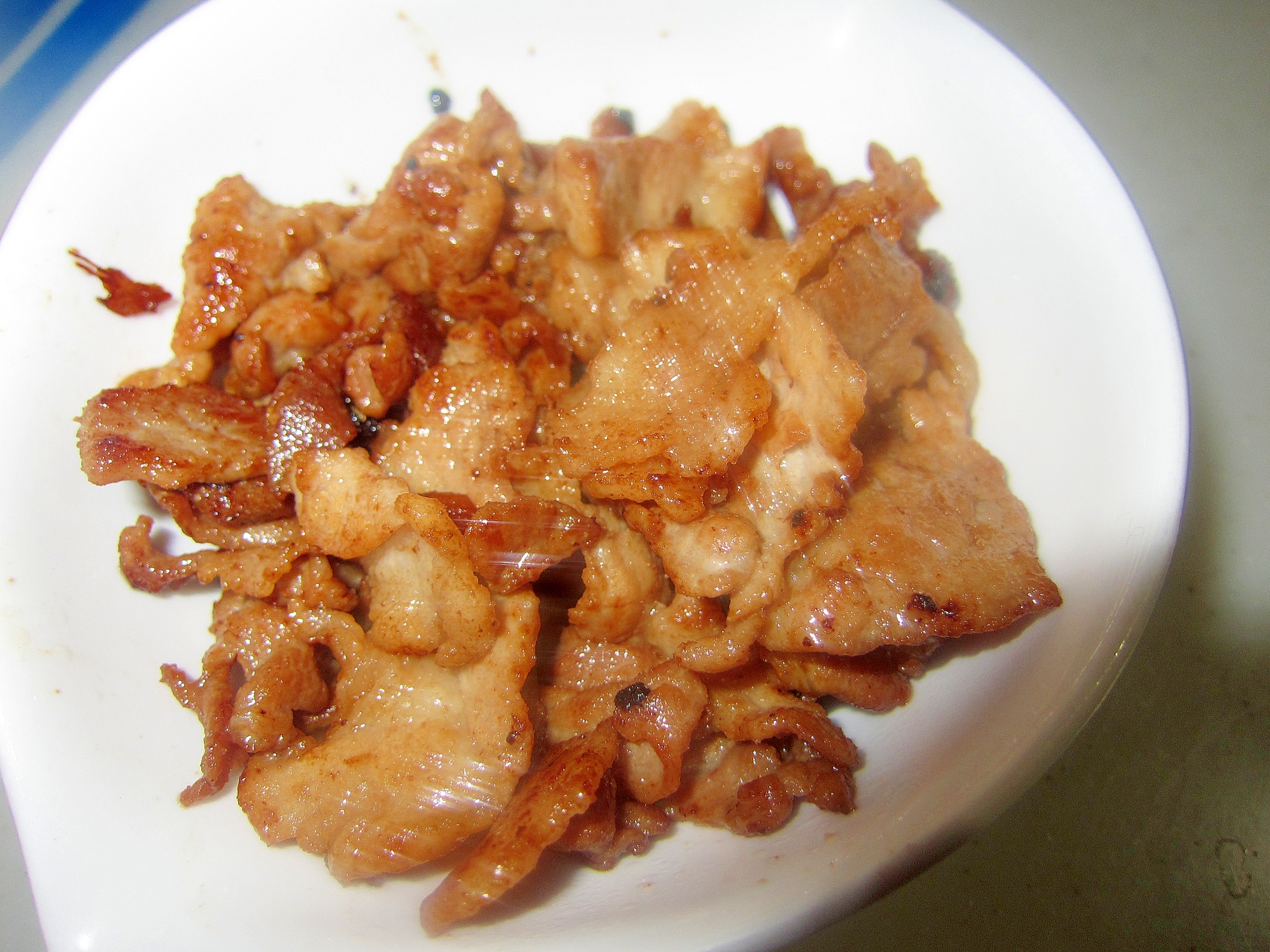 豚肉と生姜・味醂醤油グリル