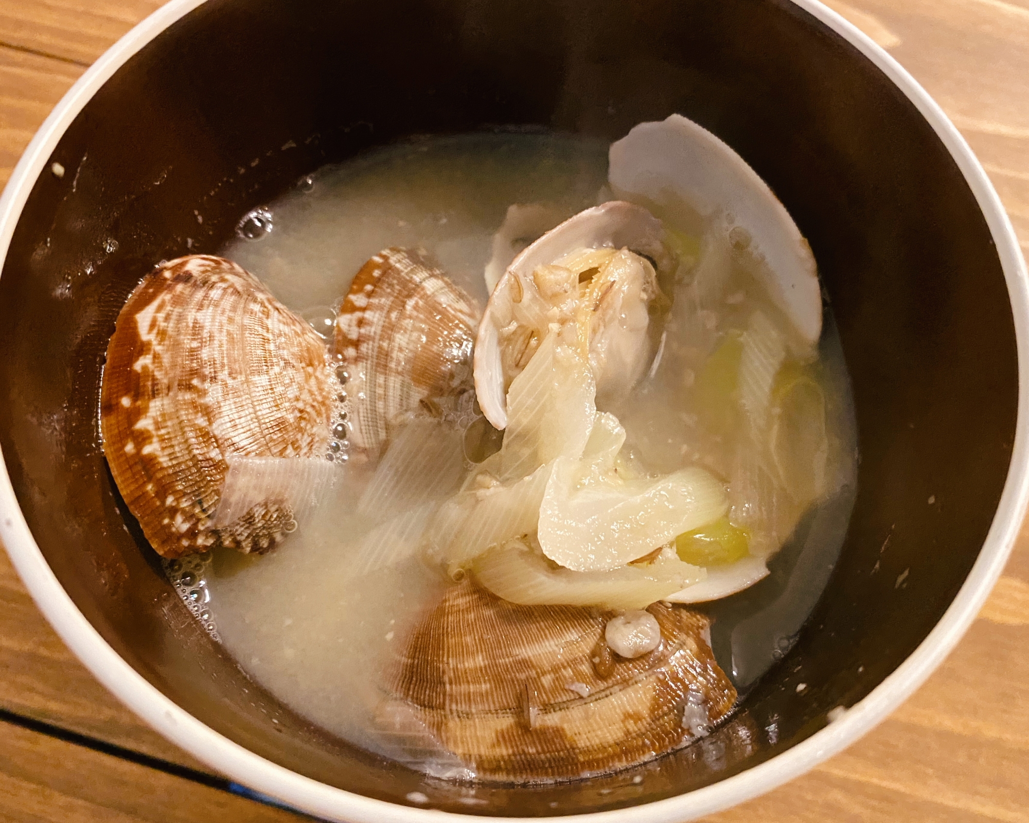 -- ❁ あさりの味噌汁 ❁ --