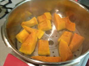 蒸しかぼちゃ☆圧力鍋☆