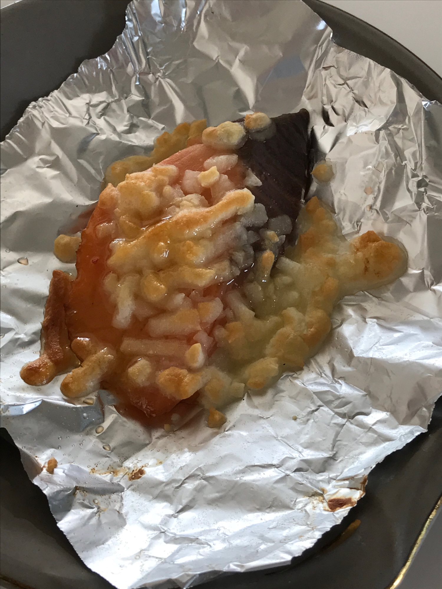 残りの焼き鮭　リメイク