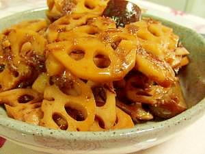 れんこんの田舎風煮