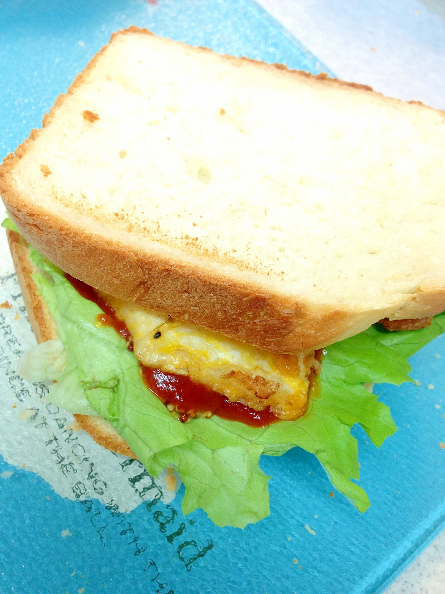 白身魚のピカタサンド