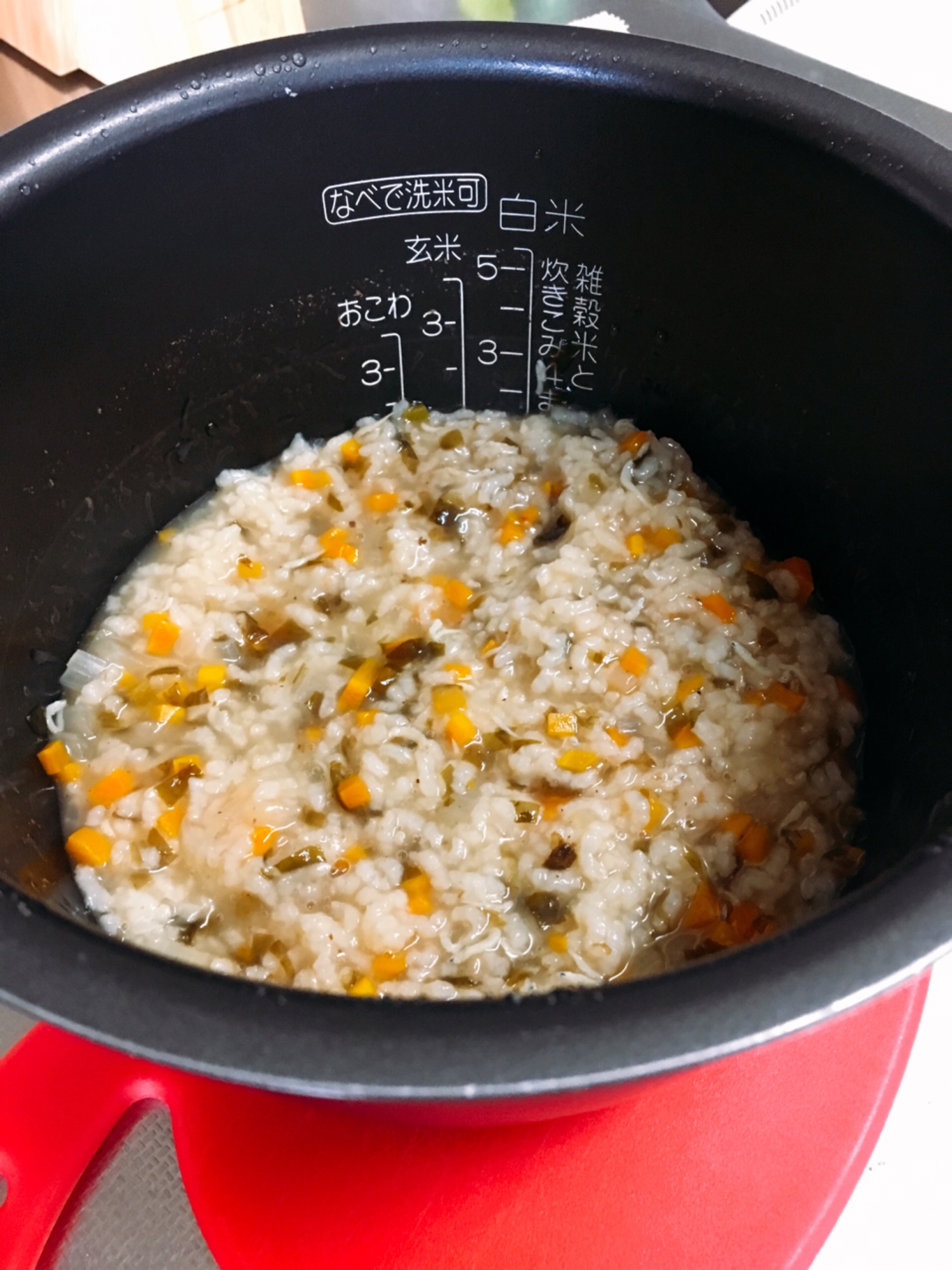 離乳食中期 しらすとワカメの炊き込みごはん レシピ 作り方 By Mks14 楽天レシピ 離乳食中期 しらすとワカメの炊き込みごはん レシピ 作り方 By Mks14 楽天レシピ