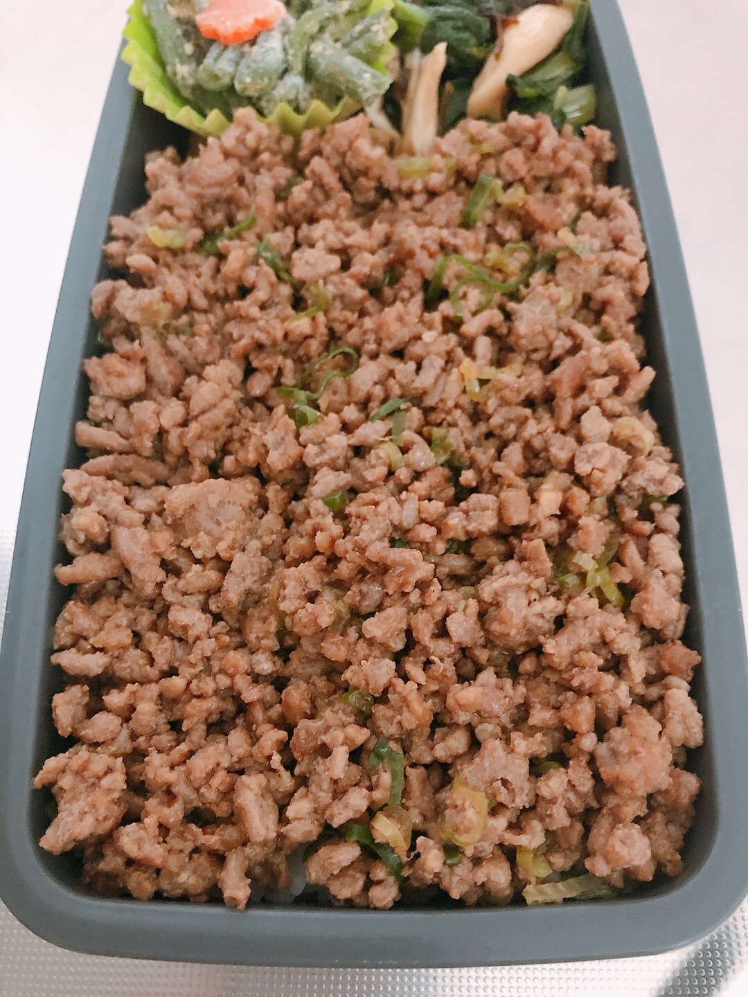 簡単ミンチ丼