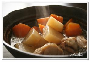 圧力鍋で簡単 鶏肉と大根と人参の煮物 レシピ 作り方 By Coto Mam 楽天レシピ