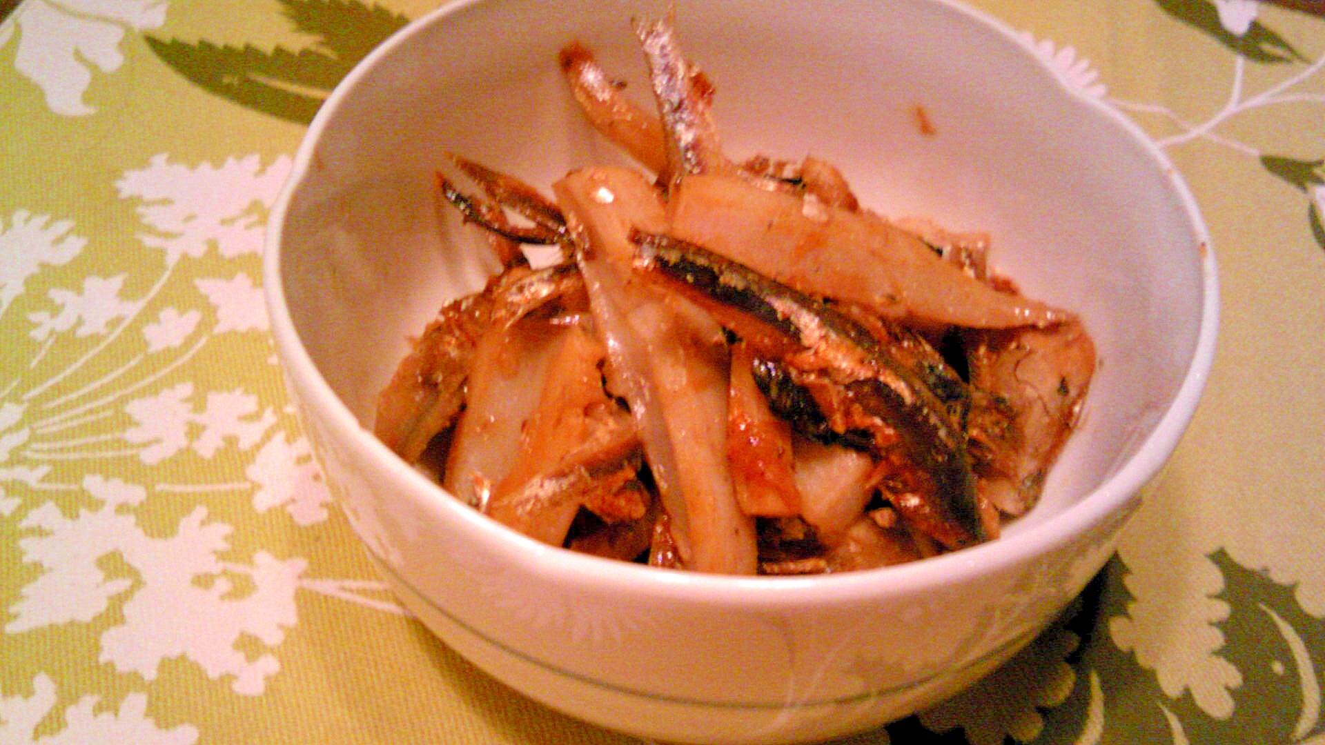 蓮根・煮干しのキンピラ