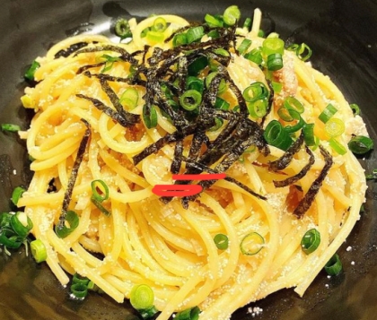 市販の明太パスタにちょい足しで美味しく♪