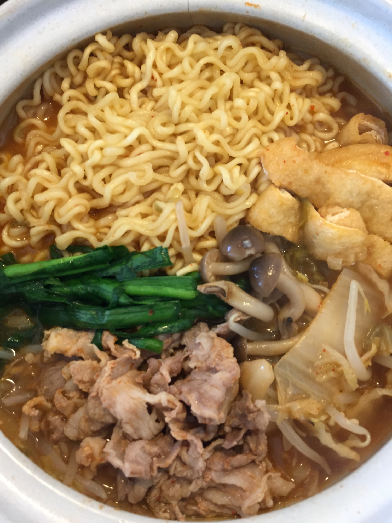 簡単プデチゲ風一人鍋 レシピ 作り方 By Hikarin926 楽天レシピ