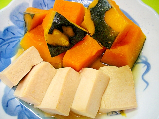 かぼちゃと高野豆腐の含め煮