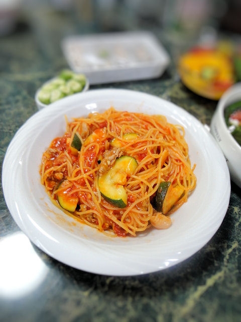 ズッキーニと豚肉のトマトパスタ レシピ 作り方 By すいかサマ 楽天レシピ ズッキーニと豚肉のトマトパスタ レシピ 作り方 By すいかサマ 楽天レシピ