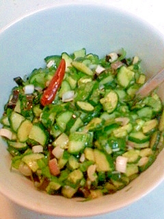 きゅうりと薬味の黒酢あえ レシピ 作り方 By ジョンとポーク 楽天レシピ