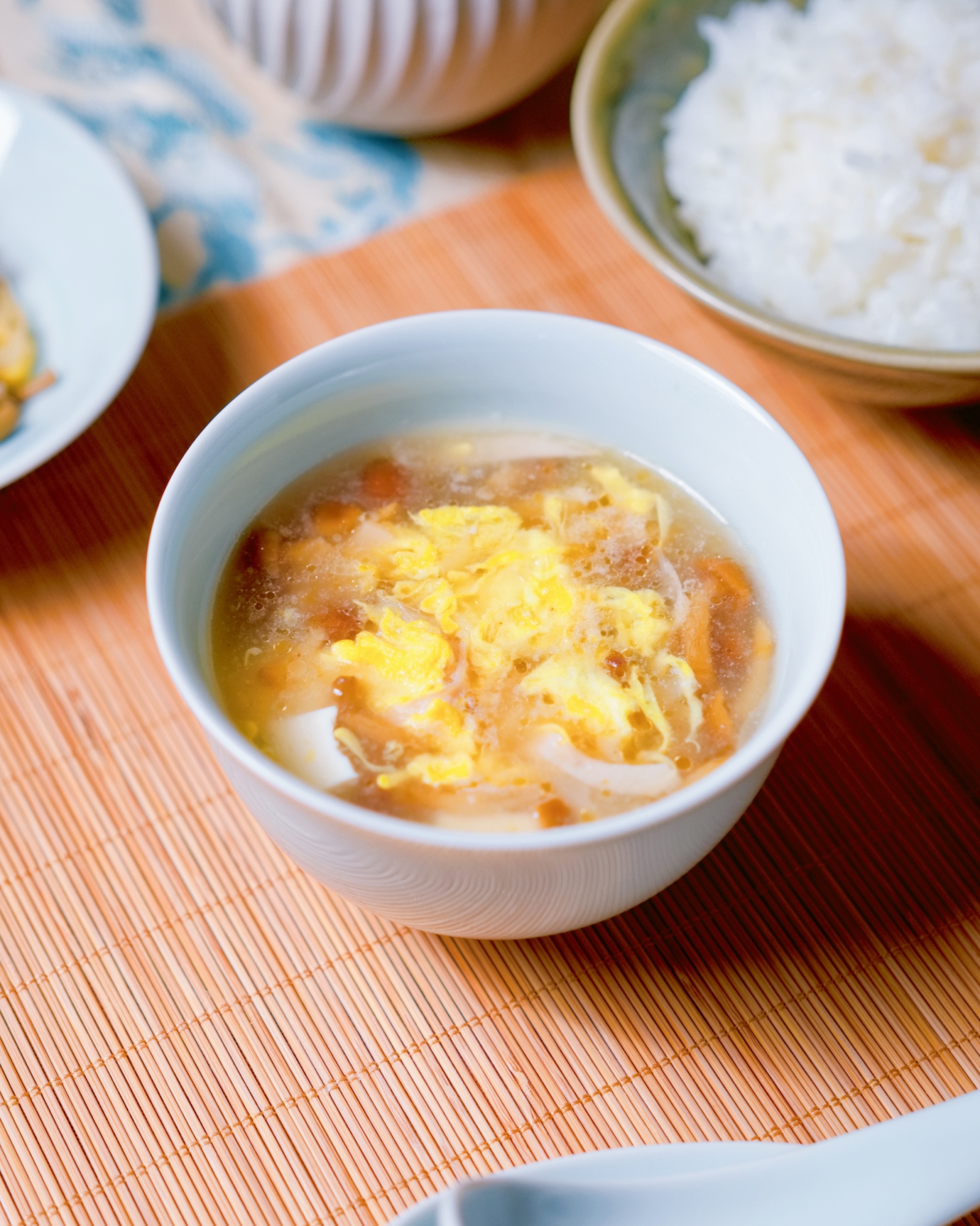 なめこと豆腐の中華スープ【中華・汁物】