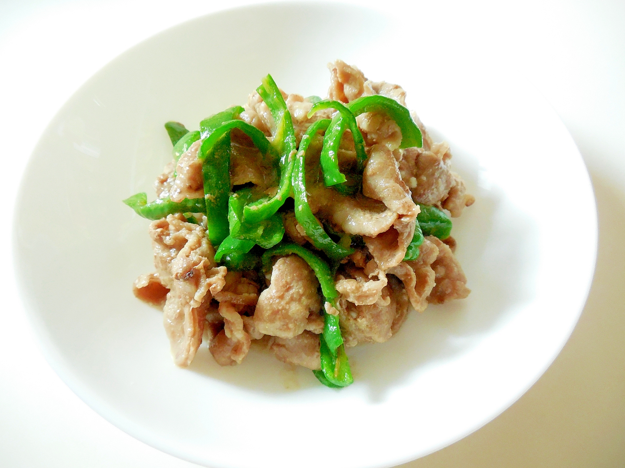 ピリ辛青唐辛子豚にんにく味噌炒め