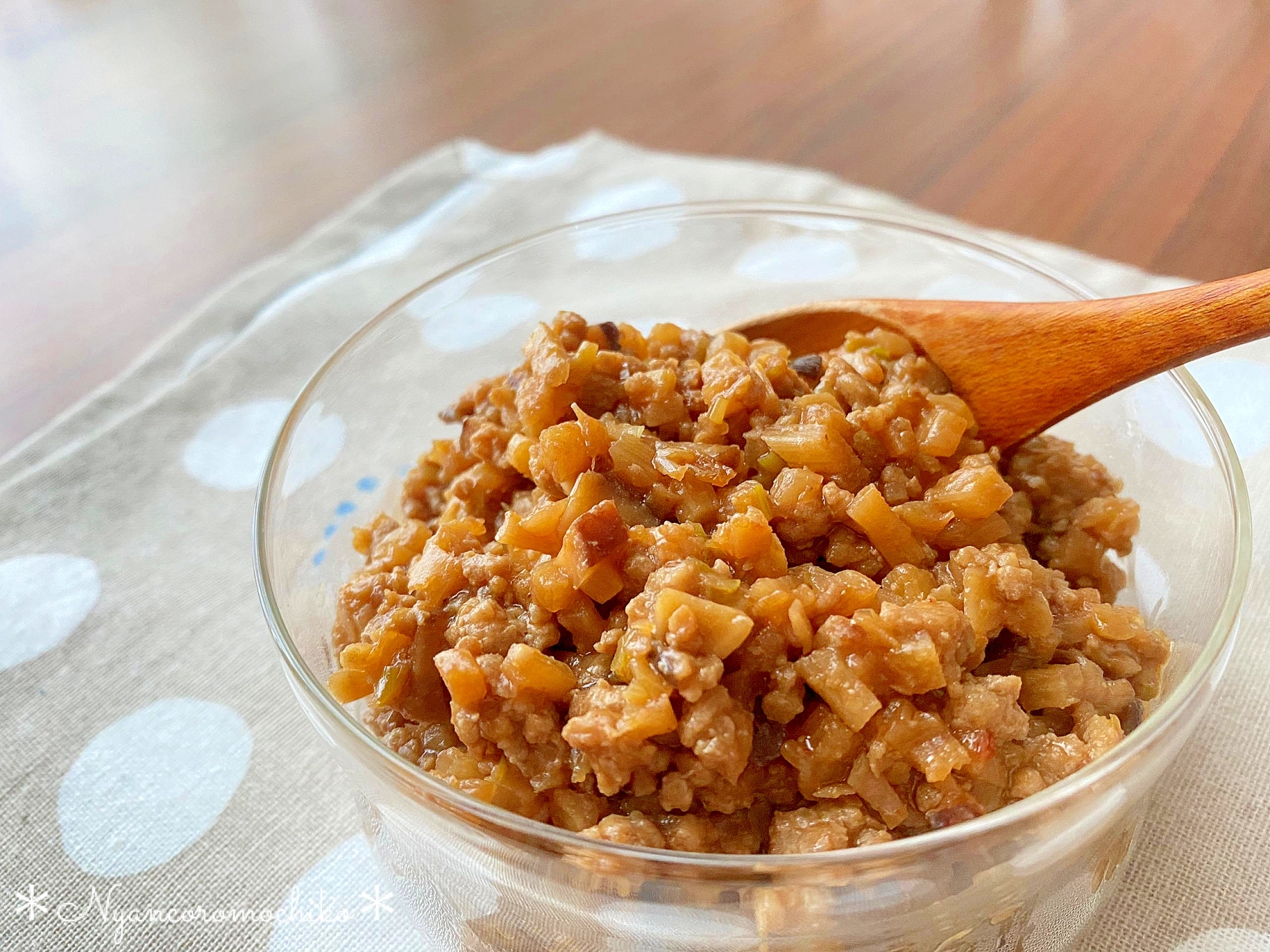 作り置き♡タケノコ入りピリ辛肉味噌