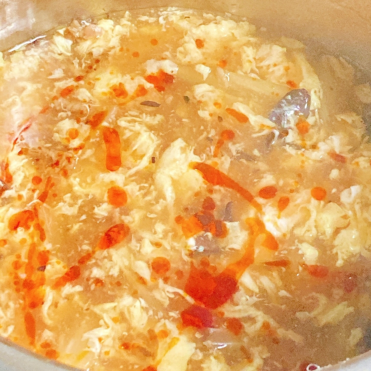 すっぱからい!セロリの酸辣湯