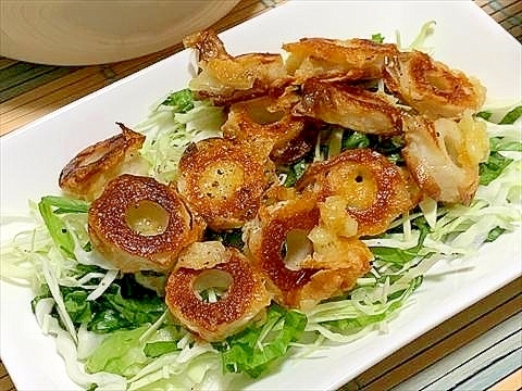 油も調味もチーズにおまかせ　かりっかり竹ちくわ