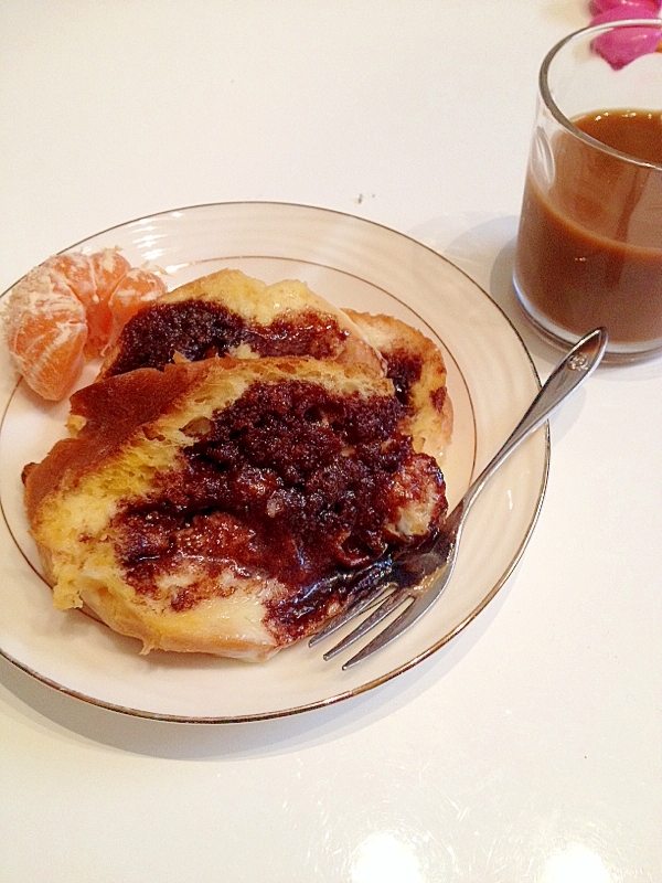 焼きチョコフレンチトースト