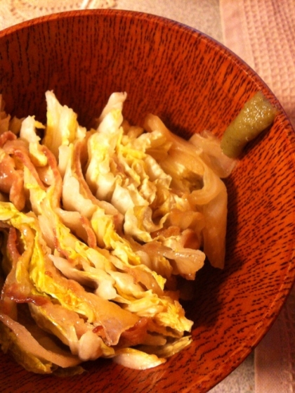 柚子胡椒と合わせていただきました！
こんなに簡単なのに見栄えも味も文句なし、ぺろりです♪