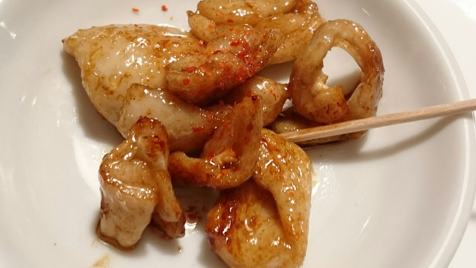 ストウブDe〜『焼鳥の…皮、タレで。』