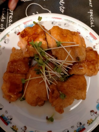 甘辛でご飯が進む！鮭の照り焼き