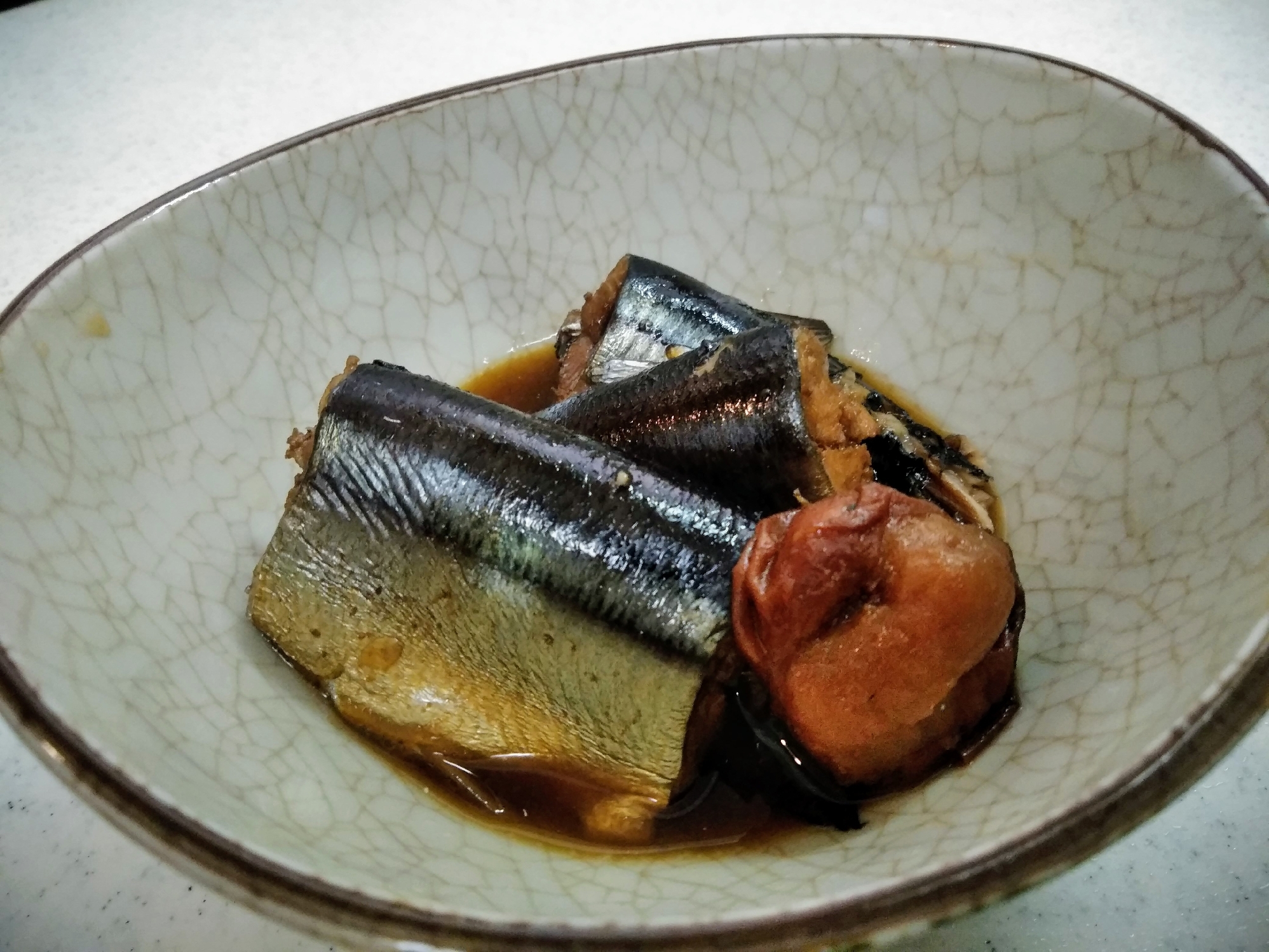 圧力鍋で作るさんまの梅煮。